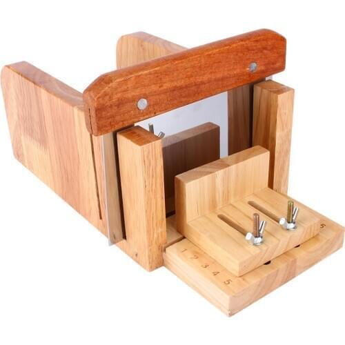 DIY Handmade Soap Tool Set Wooden Soap Loaf Mold Cutter Knife Soap Making Supplies Flat Knife Wave Knife Dropshipping New