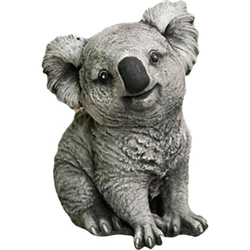 Patio Garden Statue Resin Koala Figurine Sculpture Patio Yard Decor Gifts