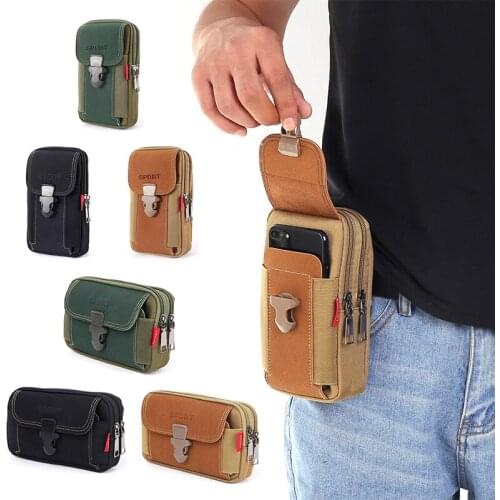 Tactical EDC Pack Outdoor Mini Fanny pack Molle Pouch Utility Bag Practical Coin Purse Outdoor Military Key Earphone Pouches