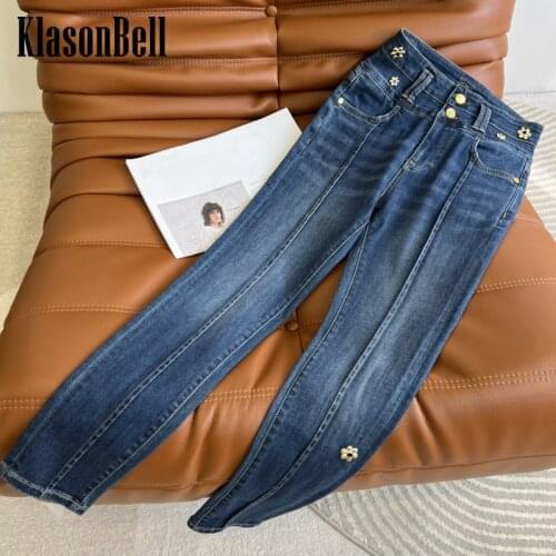 Женские джинсы с вышивкой TOPACHIC China At AliExpress