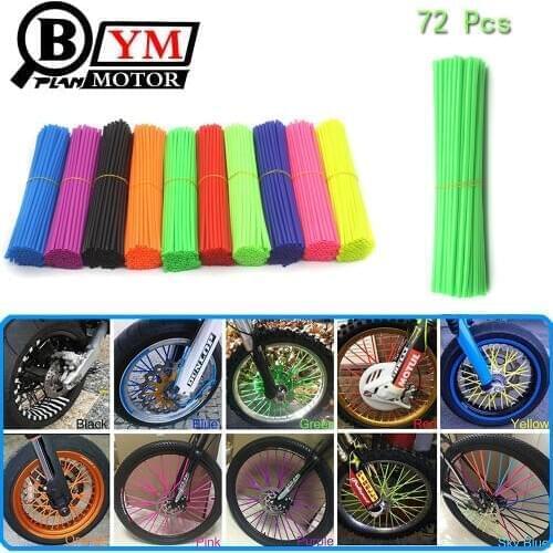 Univers For kawasaki kx 250 Motocross Wheel RIM SPOKE SKINS COVERS For KTM 350 for kawasaki motorcross cover FOR honda forza 250