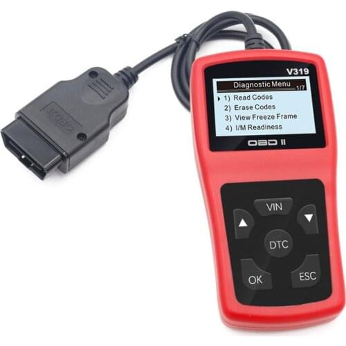 V319 OBD2 Scanner Code Reader Car Auto Diagnostic Tool OBD 2 Car Diagnostic EOBD Read Clean Fault ELM327 Multiple Languages