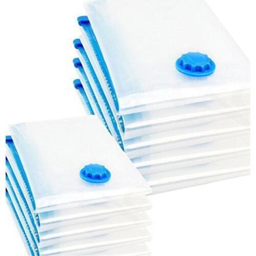 Vacuum bag 10 pieces Set 2 sizes 6 pieces 40x60 and 4 pieces 60x80 sturdy for storing clothes, quilts and bed linen Vacuum bag f