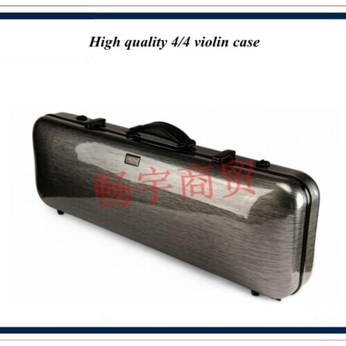 High quality Professional violin case 4/4 FRP carbon fiber black Fashion style violin parts violin accessories 041