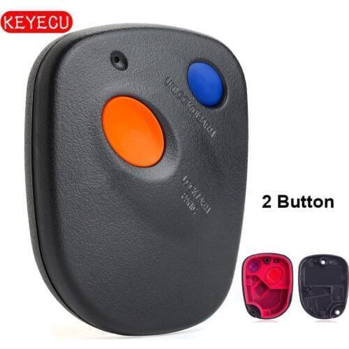 Keyecu Replacement 2 Buttons Remote Key Keyless Shell Case Housing for Subaru