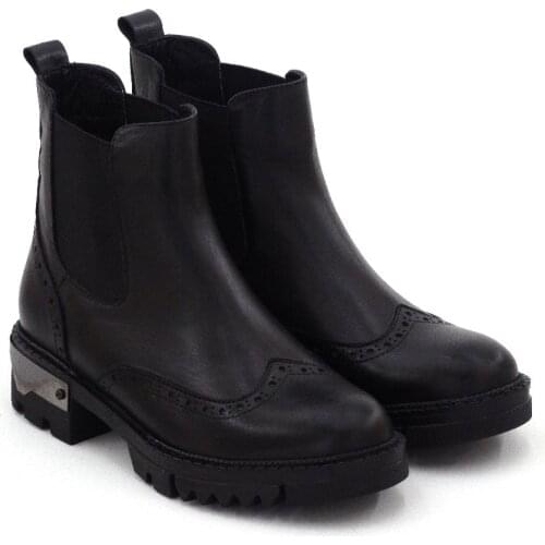 Womens Genuine Leather Boots 2020 Autumn Winter Fashion Premium Quality Ultra Comfort Made in Turkey