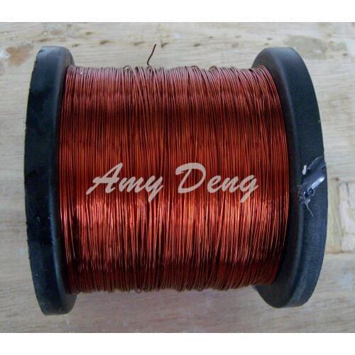 100 meters/lot 0.55 mm polyester qz-2-130 painted enamel covered copper wire for sale