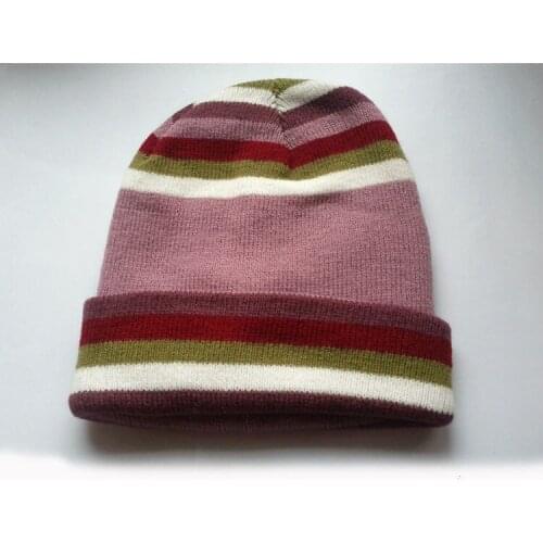 2018 Children Knitted Unisex Stripe Winter Beanies Spring Casual Caps Touca Gorro Winter Knitted sports hats