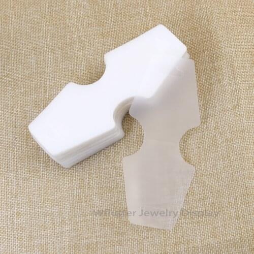 50pcs/lot Clear and Black PVC Bracelet Packaging Card Hearwear Packing Card Ankle Holder Headwear Organizer Jewelry Organizer