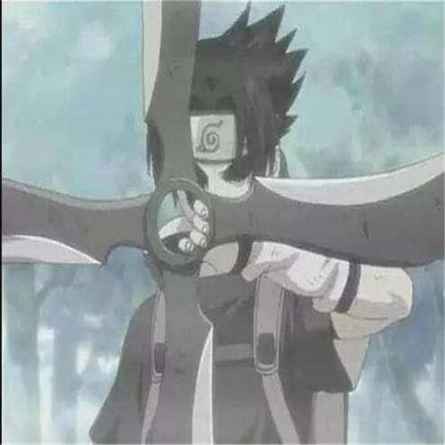 60cm Cosplay NA Sasuke Wind Demon Shuriken Wood Prop Model Role Playing Uzumaki Wood Wind Demon Shuriken Weapon Sword