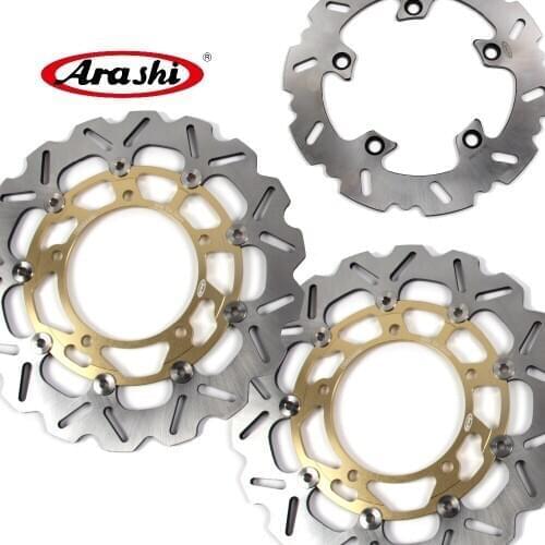 ARASHI Fit SUZUKI GSF1250 BANDIT Front Rear Brake Rotors Brake Disc BANDIT GSF 1250 2011-2007 2010 2009 2008 2007 GSF1250S ABS