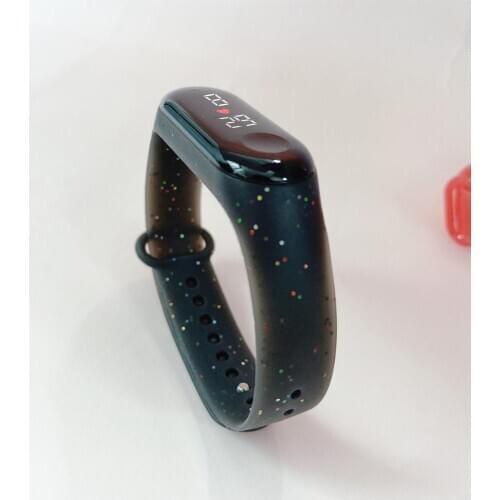 Kids Digital Watch Boys Girls Fashion Pink Silicone Strap Watches Women Men Led Electronic Rectangle Dial Clock Montre Enfant