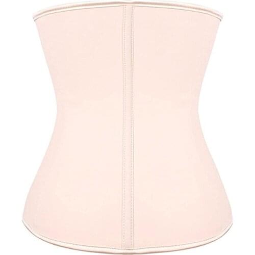 Double-Breasted Waist Belt Silm Lack Latex Slimming Belt Waist Trainer For Women