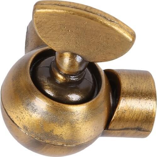 Golden Alloy two-way Connector Double-pass Universal Steering Joint Suitable For Retro Wall Lamp Accessories