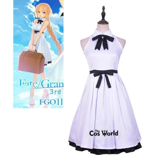 Fate Grand Order Fes 2018 3rd Anniversary Jeanne d'Arc Alter Dress Uniform Outfit Anime Cosplay Costumes