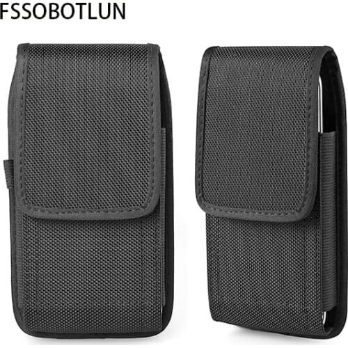 FSSOBOTLUN,For Blackview BV7000 Holster Case,Nylon Pouch With Hook Carabiner Belt Loop Bag For BV8000 Pro/P2 lite (P2s)/R6 lite