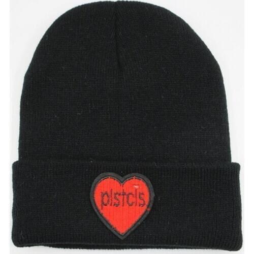 Cotton Letter love embroidery Thicken knitted hat winter warm hat Skullies cap beanie hat for men and women 03