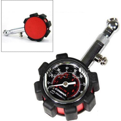 Auto Measurement Tools Black Red Vehicle Pressure Measurementing Instrument Tire Gauge Universal Car Motorcycle Bicycle