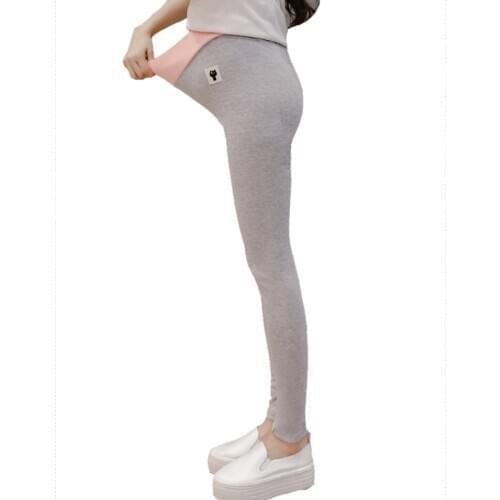 Maternity Legging Low Waist Stretch Knit Cotton Clothes for Pregnant Women Slim Pregnancy Leggings Pants Maternity Clothes