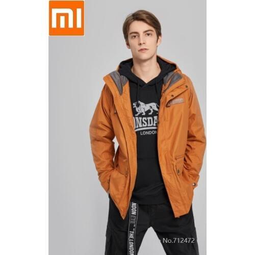 Xiaomi Mens Outdoor Sports Casual Jackets Windproof Waterproof Keep warm Wear resistant Autumn winter male coat