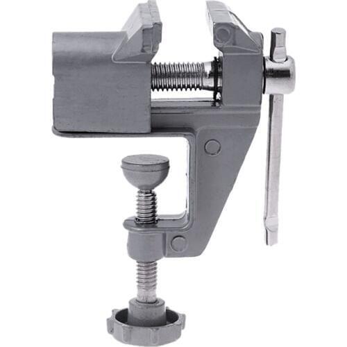New 30mm Aluminium Alloy Machine Bench Screw Vise Mini Table Vice Bench Clamp Screw Vise for DIY Craft Mould Fixed Repair Tool 1