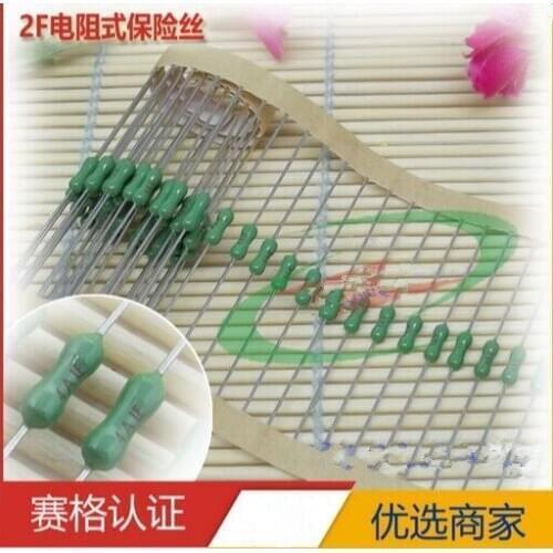 Axial Fuse 2F 6A Fast fuse Green F new and original