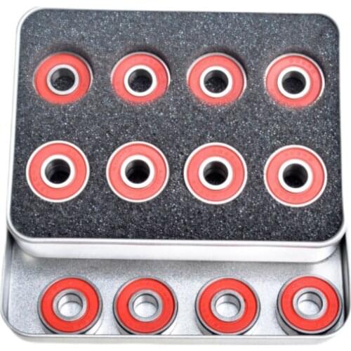 8PC 608 2RS ABEC-9 Longboard Skateboard Inline Skate Bearings