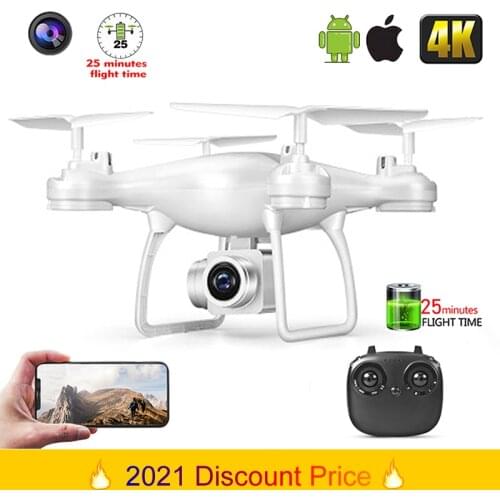 RC Drone UAV Quadrocopter Remote Control Aircraft 4-Axis with 4K HD High Quality Camera Aerial Photography Air Stability Height