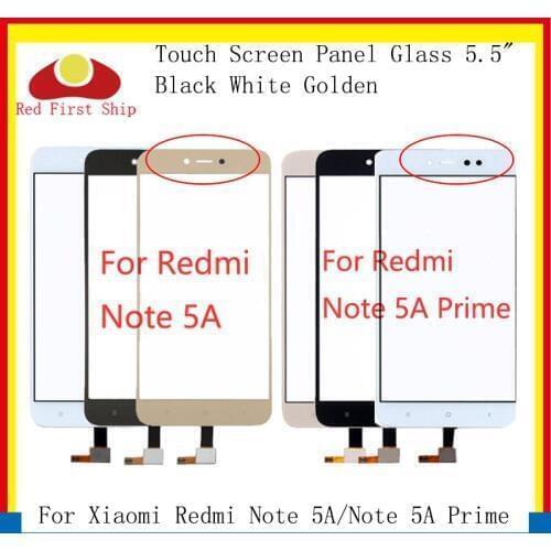 10Pcs/lot Touch Screen For Xiaomi Redmi Note 5A/Note 5A Prime Touch Panel Digitizer Sensor Front LCD Glass Lens Replacement