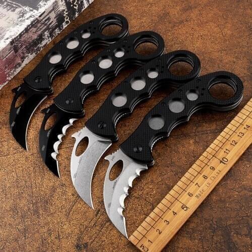 OEM eagle claw eagle beak folding claw knife D2 knife G10 handle outdoor tactical defense hunting camping EDC tool knife