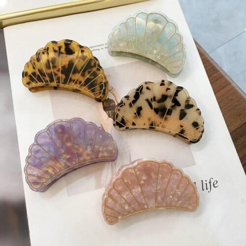 Shell shape hair claws hair clips hedwear hair accessories