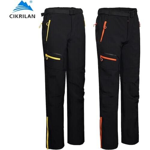 Winter Autumn Outdoor Waterproof Windproof Fleece Keep Warm Soft shell Trousers Outdoor Brand Clothing Camping & Hiking Pants
