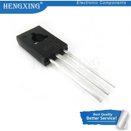 10pcs/lot BD237 TO-126 NPN 2A 100V transistor In Stock