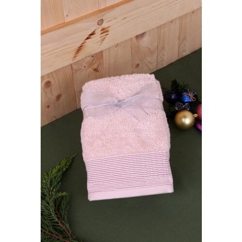 % 100 Cotton 50x70 cm Hand Face Towel Set 2 Pieces