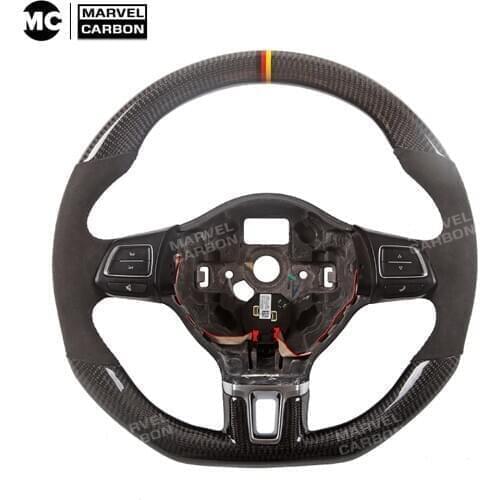 100% Real Carbon Fiber Steering Wheel for Bora Golf Passat