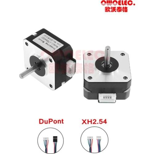 2pcs Nema17 stepper motor for Titan extruder 4-lead Nema 17 23mm 42 Motor For 3D Printer Parts, 17HS4023 2phase stepping motor