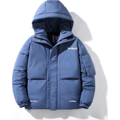 2021 Winter Jacket Men Padded Parka Thick Coat Outwear Warm Male Overcoat Waterproof Clothes