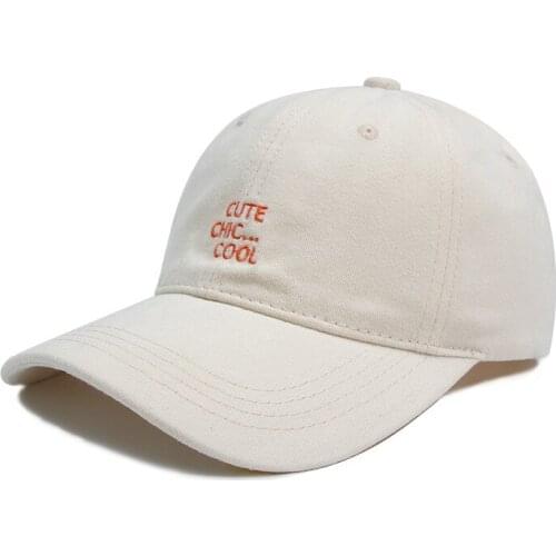 Letter Embroidery Cotton Casquette Baseball Cap Adjustable Snapback Hats for Men and Women 178