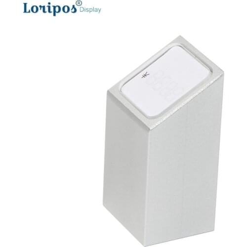 Watch Jewelry And Electronic Solid Aluminum Mini Price Sign Stand and Cleaning Cloth As Table Place Card Price Tags Stand Block