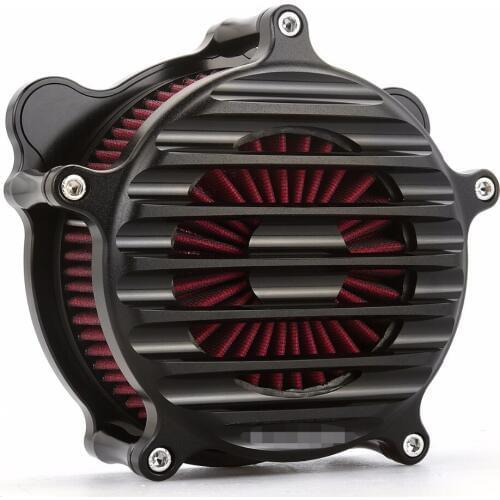 Black Nostalgia Venturi Air cleaner intakes for harley FLHTCU air filter FLHXS roadking flhr 08-16 ,softail 2016-2017