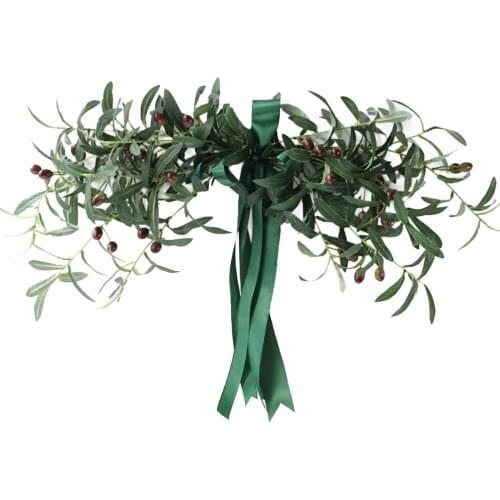 Floral Swag For Front Door False Flowers Artificial Plant Wreath 65CM Long Hanging Valentines Day Plastic Simulation Decoration