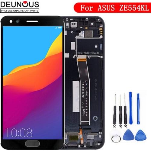 Screen For ASUS Zenfone 4 ZE554KL LCD 2017 Panel Touch Screen Digitizer Assembly With Frame For Zenfone 4 ZE554KL Z01KD Display