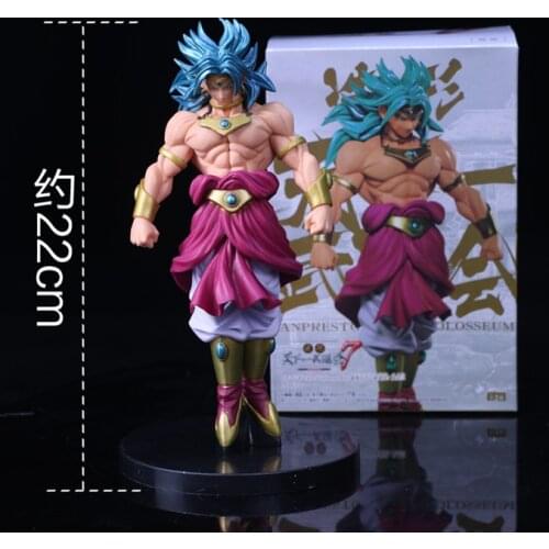 Dragon Ball Z Broly 220mm PVC Action Figures Toy Anime Dragon Ball Super Broli Figuras Model Toys DBZ Figurine