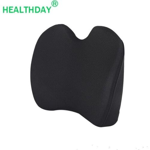 Ergonomic Design Slow Rebound Memory Foam Back Pillow Office Car Home Chair Heath Care Lumbar Support Spine Back Rest Pillow