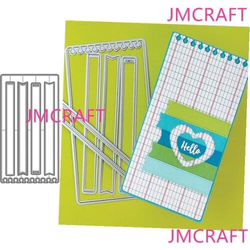 JMCRAFT New Rectangle Border Background #11 Metal Cutting Die For Scrapbooking Practice Hands-on DIY Album Card Handmade Tool