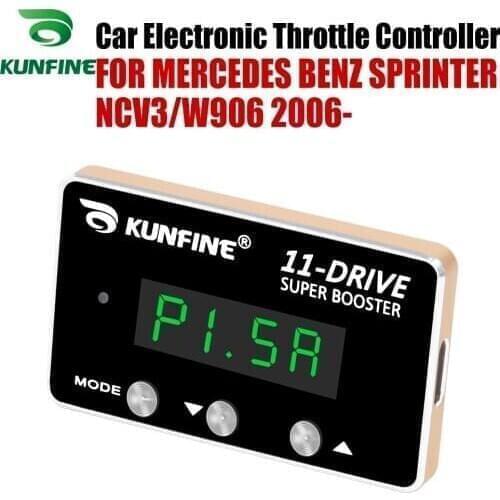KUNFINE Car Electronic Throttle Controller Racing Accelerator Potent Booster For BENZ SPRINTER NCV3/W906 2006-After Tuning Parts