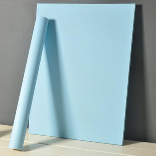 3 Meters Long Matte Wallpaper High-Grade Gray Self-adhesive Modern Simple Plain Matt Non-woven Fabric Nordic Ins Style Solid Col