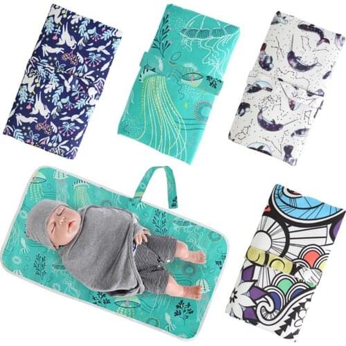 Reusable Baby Changing Mats Cover Baby Diaper Mattress Diaper for Newborn Cotten Waterproof Changing Pats Flool Play Mat