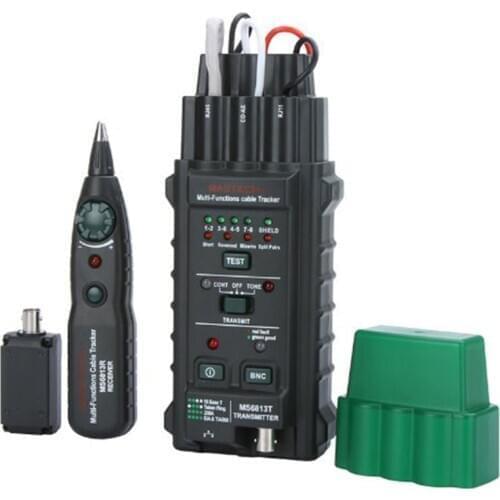 MS6813 Handheld Network Cable Telephone Line Tester Detector Tracker BNC RJ45 RJ11 Cat5 Cat6 LAN Cable Tester