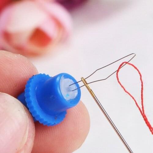 New Style 3pcs/pack Needle Threader DIY Handmade Tools Transparent Plastic Magnifier Sewing Needle Threader Sewing Accessories